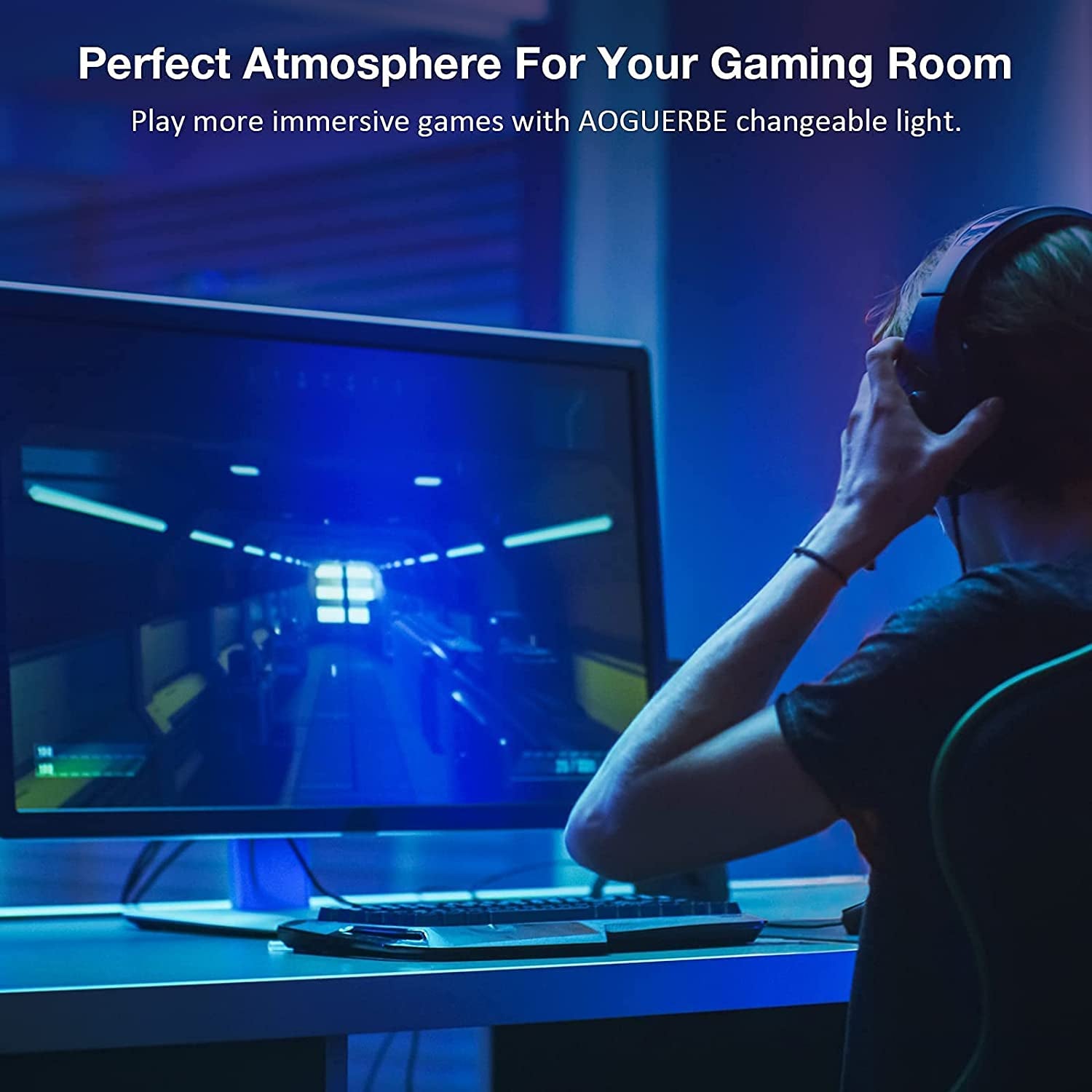 Led Lights for Bedroom 65.6 Ft, Ultra Long 5050 RGB Led Strip Lights, Smart Music Sync Led Lights Color Changing, Bluetooth App & Remote Control for Room Party Christmas Kitchen